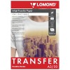 Термотрансферная бумага LOMOND серия TRANSFER PAPER, A3, 140 г/м2, ДЛЯ СВЕТЛЫХ ТКАНЕЙ (BRIGHT CLOTH), 50 листов, односторонняя, для струйной печати (0808315)